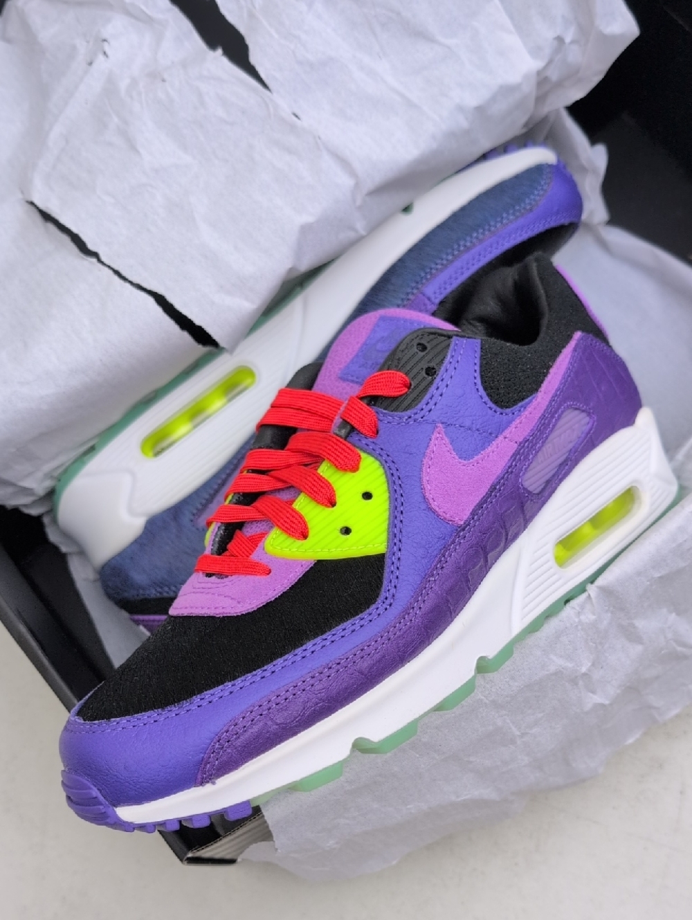Nike Air Max 90 Exotic Animal Pack Violent Blend - Men's Size 9 ( CZ5588-001 )